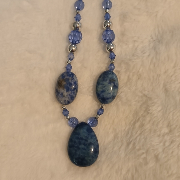 Jewelry - Elegant BlueLapis lazuli Stone Necklace